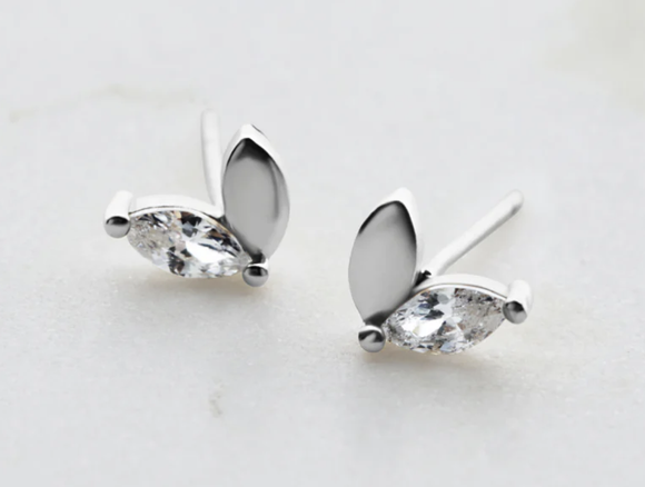 Zafino Earrings - Sienna Stud - Silver