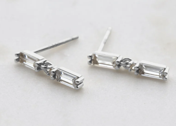 Zafino Earrings - Tammy Stud Earring - Silver