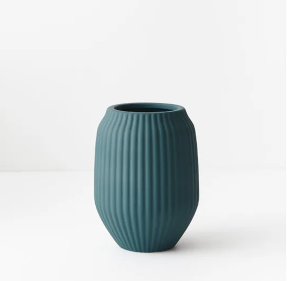 Vase - Tall Taza Peacock