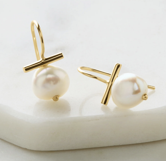 Zafino Earrings - Sierra Pearl
