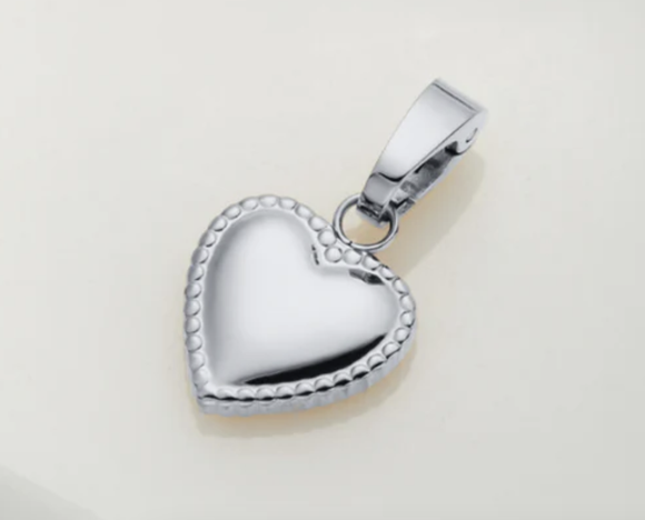 Zafino Charm - Heart - Silver