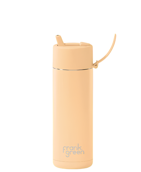 Frank Green - Limited Edition GLOW Ceramic Reusable Bottle Flip Lid 20oz - Sola Glow