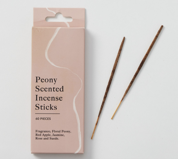 Peony Scented Incense Sticks 60pcs