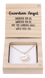 Heart & Soul Guardian Angel Necklace