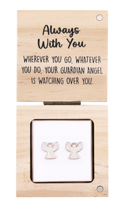 Heart & Soul Guardian Angel Earrings