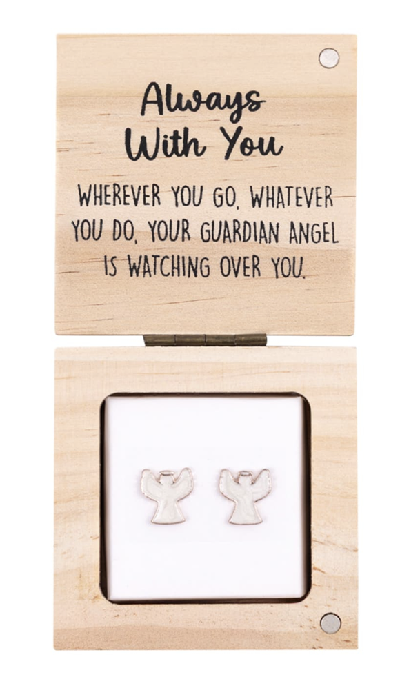 Heart & Soul Guardian Angel Earrings