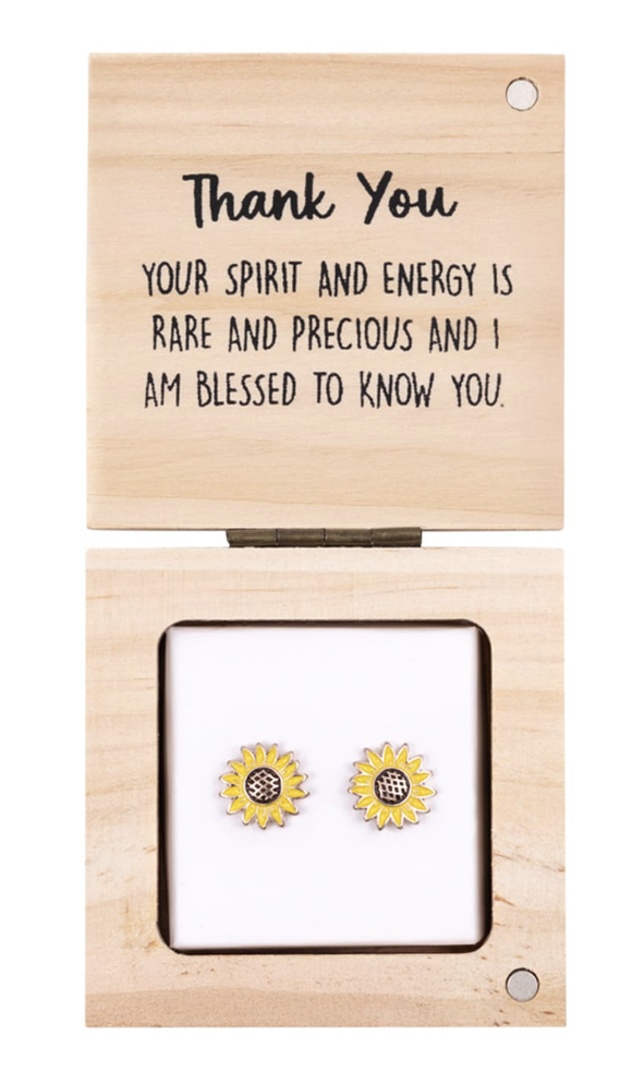 Heart & Soul Thank You Earrings