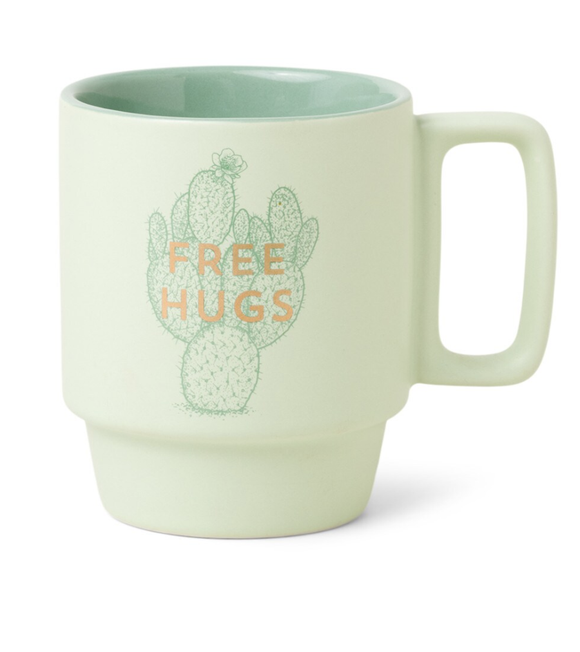 Vintage Sass Mug - 12 OZ - Free Hugs