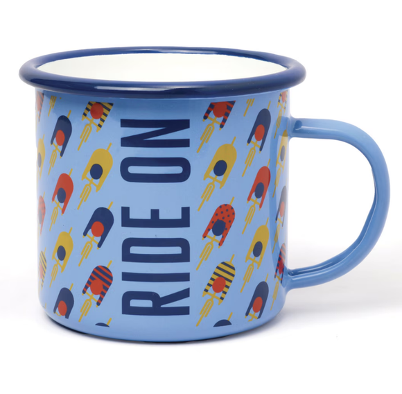 Cycling Enamel Mug 500ml