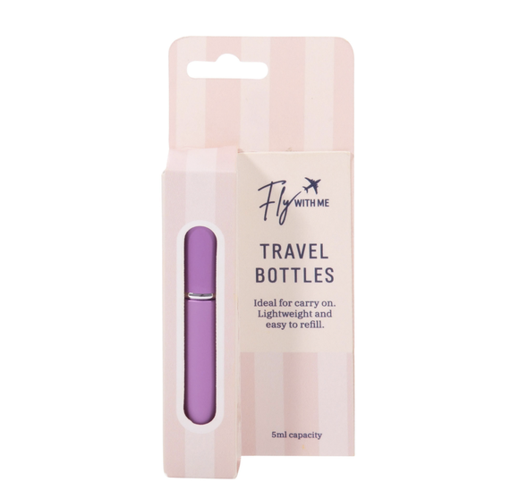 Perfume Atomiser - Fly With Me - 3 Assorted colours
