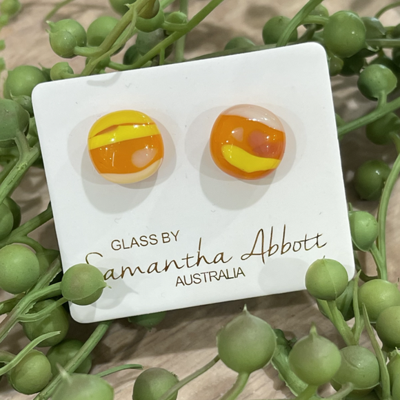 Samantha Abbott Glass Studs - Summer