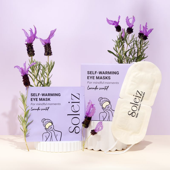 Soleiz Self-Warming Eye Mask - Lavender