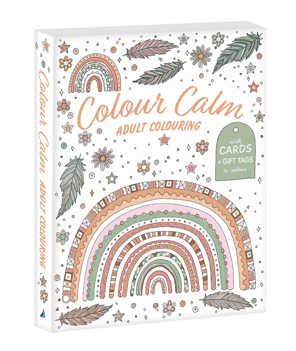 Colour Calm - Deluxe Adult Colouring, Greeting Cards & Gift Tags