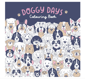 Adult Colouring Book - Doggy Days