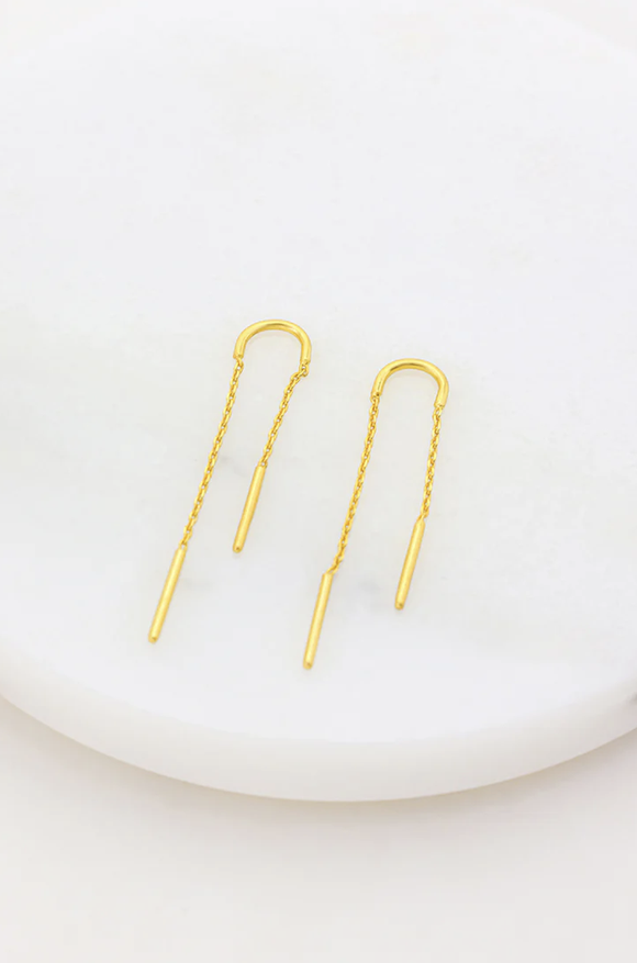 Zafino - Ivy Thread Earring - Gold