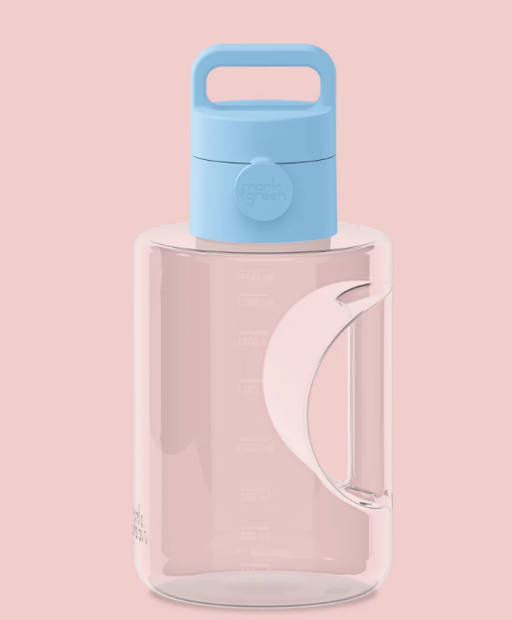 Frank Green Titan Reusable Bottle Grip & Sip Lid - Sky Blue