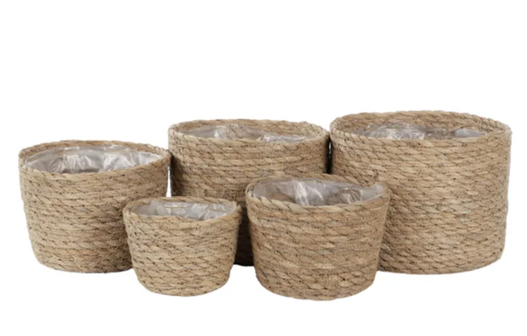 Akua Grass Planters 22x18cm Natural