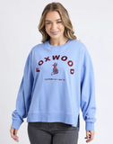 Foxwood Effortless Contrast Crew - Blue