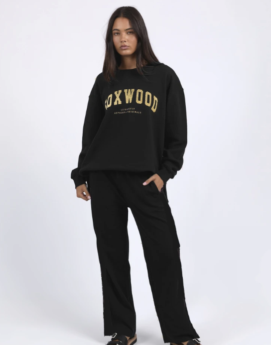 Foxwood Interval Crew - Black/Gold