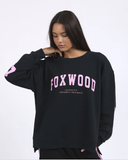 Foxwood Interval Crew - Black / Neon Pink
