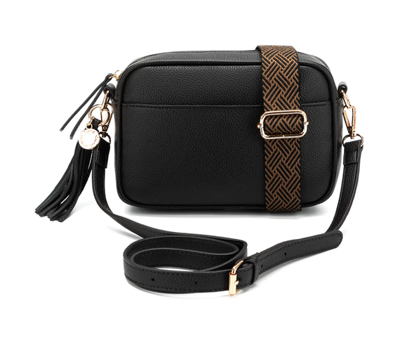 Black Caviar Indie Crossbody Bag - Chocolate