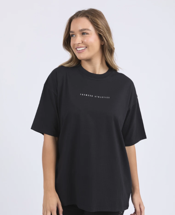 Foxwood Captain Tee - Washed Black