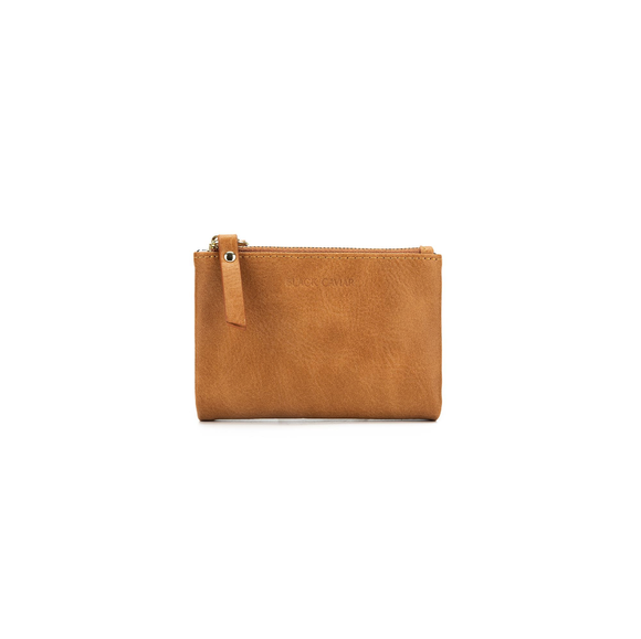 Black Caviar Avril Mini Wallet - Tan