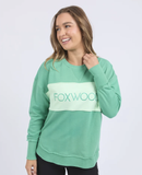 Foxwood Simplified Tonal Crew - Green
