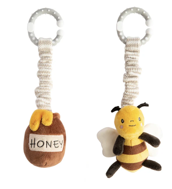 Stroller Toys 2 pk - Bee & Honey Pot