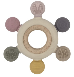 Multi-Surface Teething Wheel - Rose