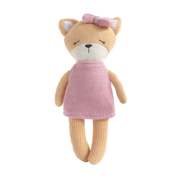 Knitted Animal Toy- Frankie the Fox