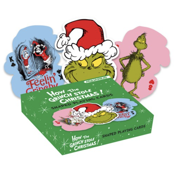 The Grinch Shaped Playing Cards