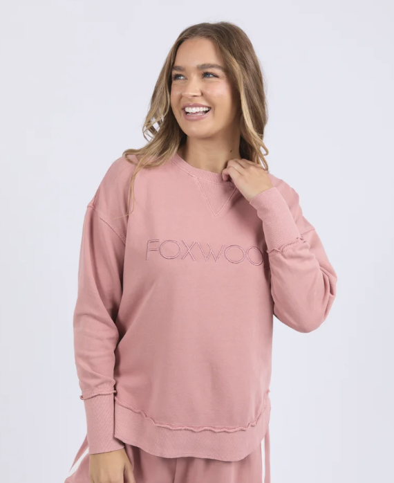 Foxwood Simplified Crew - Dusty Rose