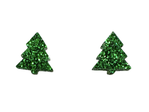 It's Simply Serendipity Christmas Tree  Mini Studs - Green