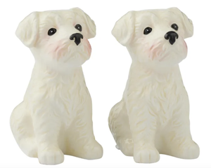 Westie S/2 Ceramic Salt & Pepper Shakers