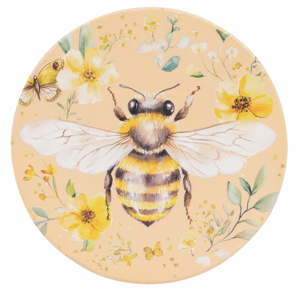 Cottage Grove Bee Ceramic Coaster