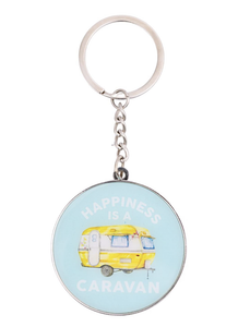 Caravan Happiness Keychain