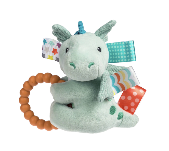 Mary Meyer Taggies Drax Dragon Teether Rattle