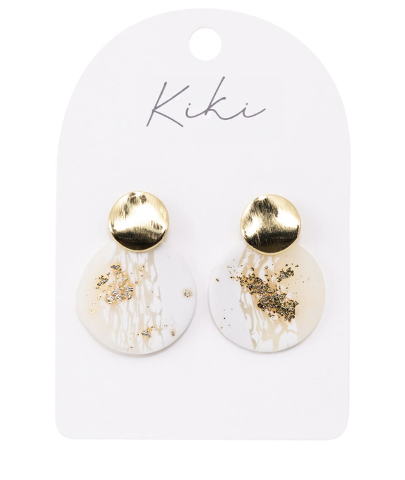 KiKi Light Shimmer Rounds Earrings
