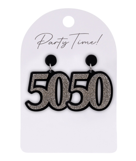 50 Celebration Earrings