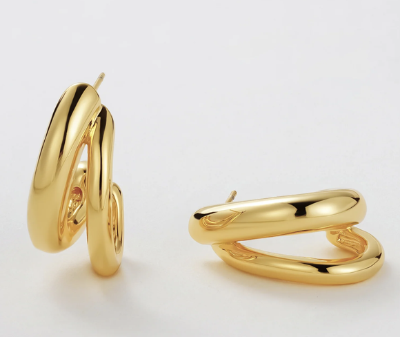 Zafino Aria Hoop - Gold