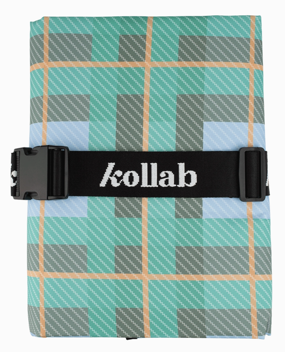 Kollab Picnic Mat - Ocean Check