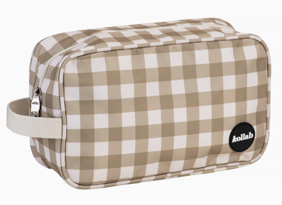 Kollab Travel Bag - Olive Check