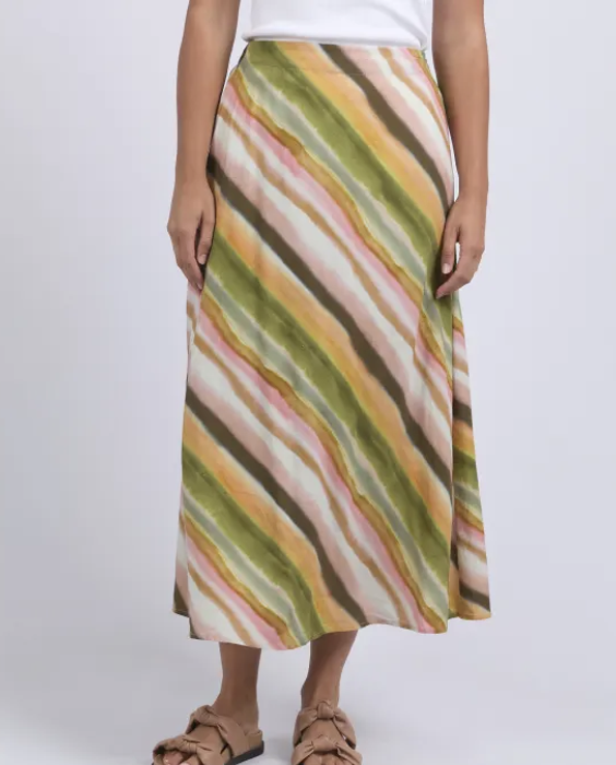 Foxwood Horizon Slip Skirt - Horizon Print
