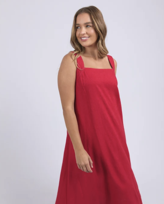 Foxwood Lourdes Dress - Crimson