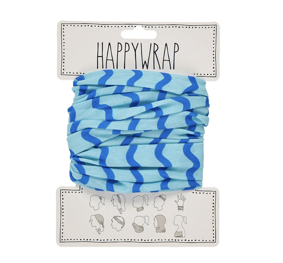 Happy Wrap  -Blue Wave