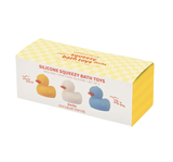 Silicone Squeezy Bath 3pc Toys - Ducks