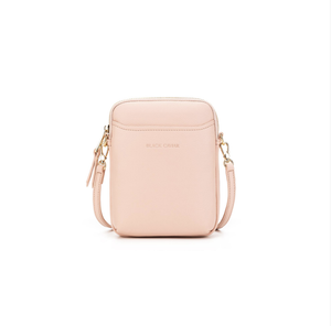 Black Caviar Design Mika Passport Phone Crossbody - Pink