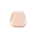 Black Caviar Design Mika Passport Phone Crossbody - Pink