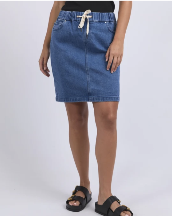 Foxwood Rio Skirt - Mid Blue